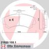 ZIMMERMANN 21920.155.1 (219201551) Brake Pad Set, disc brake