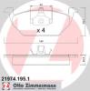 ZIMMERMANN 21974.195.1 (219741951) Brake Pad Set, disc brake