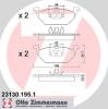 ZIMMERMANN 23130.195.1 (231301951) Brake Pad Set, disc brake