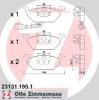 ZIMMERMANN 23131.195.1 (231311951) Brake Pad Set, disc brake