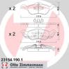 ZIMMERMANN 23154.190.1 (231541901) Brake Pad Set, disc brake