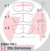 ZIMMERMANN 23543.155.1 (235431551) Brake Pad Set, disc brake