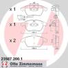 ZIMMERMANN 23587.200.1 (235872001) Brake Pad Set, disc brake