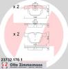 ZIMMERMANN 23732.170.1 (237321701) Brake Pad Set, disc brake