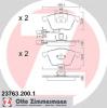 ZIMMERMANN 23763.200.1 (237632001) Brake Pad Set, disc brake