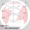 ZIMMERMANN 23868.170.1 (238681701) Brake Pad Set, disc brake