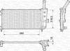 MAGNETI MARELLI 350213195000 Radiator, engine cooling