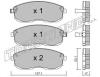 TRUSTING 419.0 (4190) Brake Pad Set, disc brake