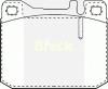 BRECK 203410070110 Brake Pad Set, disc brake