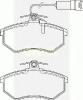 BRECK 206691070110 Brake Pad Set, disc brake