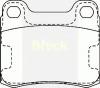 BRECK 206870070400 Brake Pad Set, disc brake