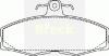 BRECK 208610070200 Brake Pad Set, disc brake