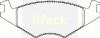 BRECK 208890070200 Brake Pad Set, disc brake