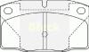 BRECK 209390070200 Brake Pad Set, disc brake