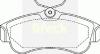 BRECK 215460070100 Brake Pad Set, disc brake