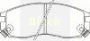 BRECK 216470070110 Brake Pad Set, disc brake