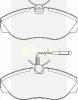BRECK 217970070310 Brake Pad Set, disc brake