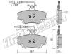 fri.tech. 034.1 (0341) Brake Pad Set, disc brake