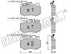 fri.tech. 051.0 (0510) Brake Pad Set, disc brake