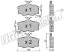 fri.tech. 055.0 (0550) Brake Pad Set, disc brake