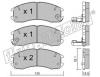 fri.tech. 070.0 (0700) Brake Pad Set, disc brake