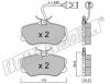 fri.tech. 076.1 (0761) Brake Pad Set, disc brake