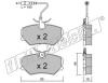 fri.tech. 101.0 (1010) Brake Pad Set, disc brake