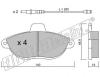 fri.tech. 107.0 (1070) Brake Pad Set, disc brake