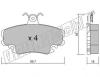 fri.tech. 122.0 (1220) Brake Pad Set, disc brake