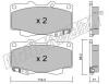 fri.tech. 131.1 (1311) Brake Pad Set, disc brake