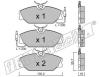 fri.tech. 144.1 (1441) Brake Pad Set, disc brake