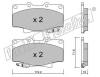 fri.tech. 156.0 (1560) Brake Pad Set, disc brake