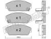 fri.tech. 174.0 (1740) Brake Pad Set, disc brake