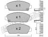 fri.tech. 175.0 (1750) Brake Pad Set, disc brake