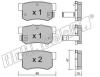 fri.tech. 176.0 (1760) Brake Pad Set, disc brake