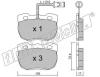 fri.tech. 180.0 (1800) Brake Pad Set, disc brake