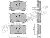 fri.tech. 194.0 (1940) Brake Pad Set, disc brake