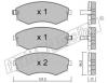 fri.tech. 195.0 (1950) Brake Pad Set, disc brake
