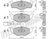fri.tech. 215.3 (2153) Brake Pad Set, disc brake