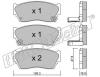 fri.tech. 255.1 (2551) Brake Pad Set, disc brake