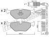fri.tech. 270.0W (2700W) Brake Pad Set, disc brake