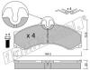 fri.tech. 271.0 (2710) Brake Pad Set, disc brake