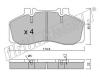 fri.tech. 275.0 (2750) Brake Pad Set, disc brake