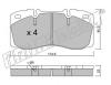 fri.tech. 277.0 (2770) Brake Pad Set, disc brake