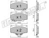 fri.tech. 291.0 (2910) Brake Pad Set, disc brake