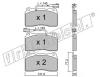 fri.tech. 297.0 (2970) Brake Pad Set, disc brake