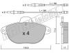 fri.tech. 299.0 (2990) Brake Pad Set, disc brake