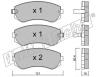 fri.tech. 313.0 (3130) Brake Pad Set, disc brake