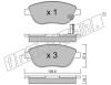 fri.tech. 331.2 (3312) Brake Pad Set, disc brake
