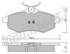 fri.tech. 337.0 (3370) Brake Pad Set, disc brake